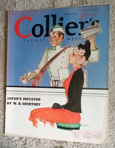 G185 Collier's Vintage Magazine Oct 31 1938 Higher Grade - Picture 1 of 4