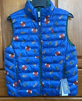 NWT Polo Ralph Lauren P2 Layer Reversible Puffer Vest Size Large 14-16 - Image 1 of 4