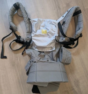 Portabebés LÍLLÉbaby Complete Airflow 6 en 1 Gris Malla 3D Transpirable con Capucha Foto 1 de 4