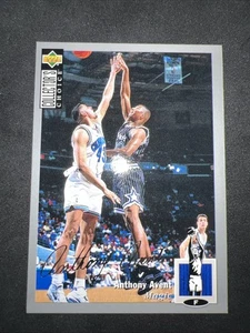 1994-95 Upper Deck Collector's Choice - Anthony Avent #358 Silver Foil Signature - Picture 1 of 2