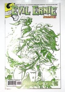 Evil Ernie #2 2012 Stephen Segovia verde caótico variante Ultra LTD de 10 copias - Imagen 1 de 3