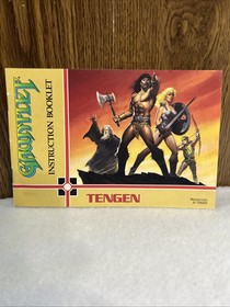 NES Nintendo Manual Only No Game Gauntlet Manual