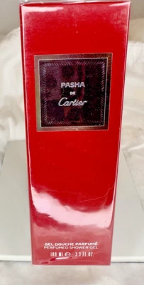 Gel de ducha perfumado Pasha de Cartier ~ 3,3 fl oz ~ Nuevo ~ Sellado de fábrica Foto 1 de 4