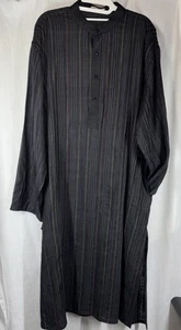FABINDIA Larga Seda Kurta Para Hombre Celebración Talla 44 Pintucks y Bolsillos - Imagen 1 de 20
