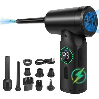 Multi-Function Dust Collector Portable Air Duster Cordless Vacuum Cleaner I2X7 - Image 1 of 4