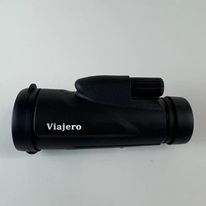 Viajero 12x50 HD Monokular Teleskop Zielfernrohr 211ft/1000yds verstellbarer Fokus schwarz - Bild 1 von 8