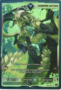 VCard Awakened Worlds - 1st Edition - Rare Power 9 Juniper Actias Holo - Bild 1 von 1