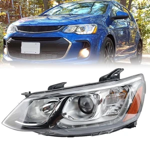 Driver Side Halogen Headlight W/ LED DRL Projector For Chevy Sonic 2017-19 2020 - Picture 1 of 18