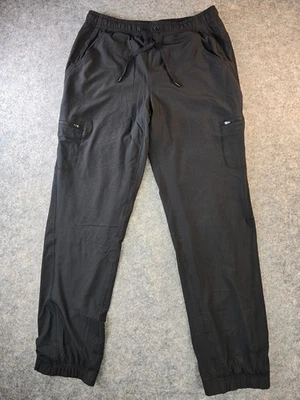 Pantalones de chándal cargo forrados de lana Eddie Bauer talla 8 negros para mujer acogedores al aire libre Foto 1 de 4