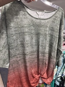 Christopher & Banks Blouse Women’s Size Large - Picture 1 of 14