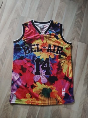 Jersey Champ Bel-Air # 14 Floral Basketball Jersey Size M - Vibrant All Over... - Image 1 of 2