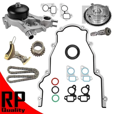 Timing Chain Kit Gasket VVT Fit GMC Sierra Savana 2500 4500 Envoy Yukon SAAB 6.2 - Image 1 of 4
