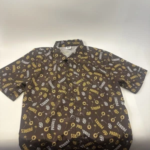 MLB San Diego Padres Herren Hemd mit Knopfleiste Größe XL BDA Southwest Airlines - Bild 1 von 9