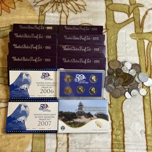 Estate Sale HUGE Auction Lot - U.S. & Foreign Coins + Proofs - Picture 1 of 21