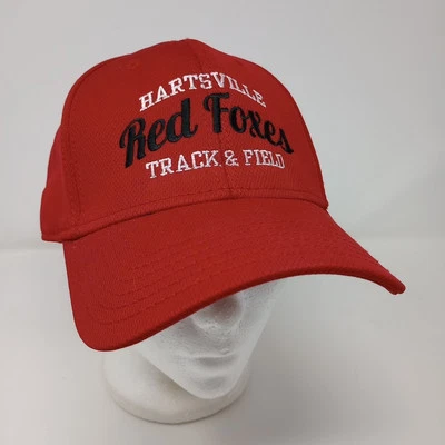 Gorra de béisbol Hartsville SC Red Foxes atletismo Otto Flex L/XL roja Foto 1 de 4