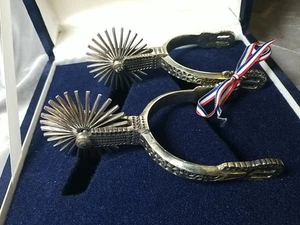 Espuelas de caballo chileno Huaso / Gaucho.  Artesania Chilena - Imagen 1 de 9
