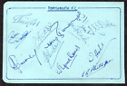Portsmouth Football Club Autographs 1953/54 Season Dore Beale Phillips Dale Etc