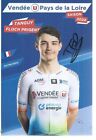 TOUR DE FRANCE CYCLISME autographe de  TANGUY  FLOCH  PRIGENT  team   VENDEE U