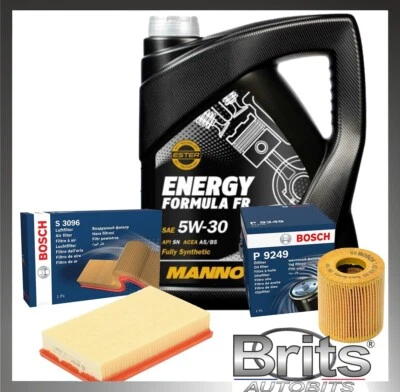 Service Kit fits VOLVO V50 (MW) 2.0 D (2004-2007) – Bosch Air Oil Filters & Oil - Image 1 of 4