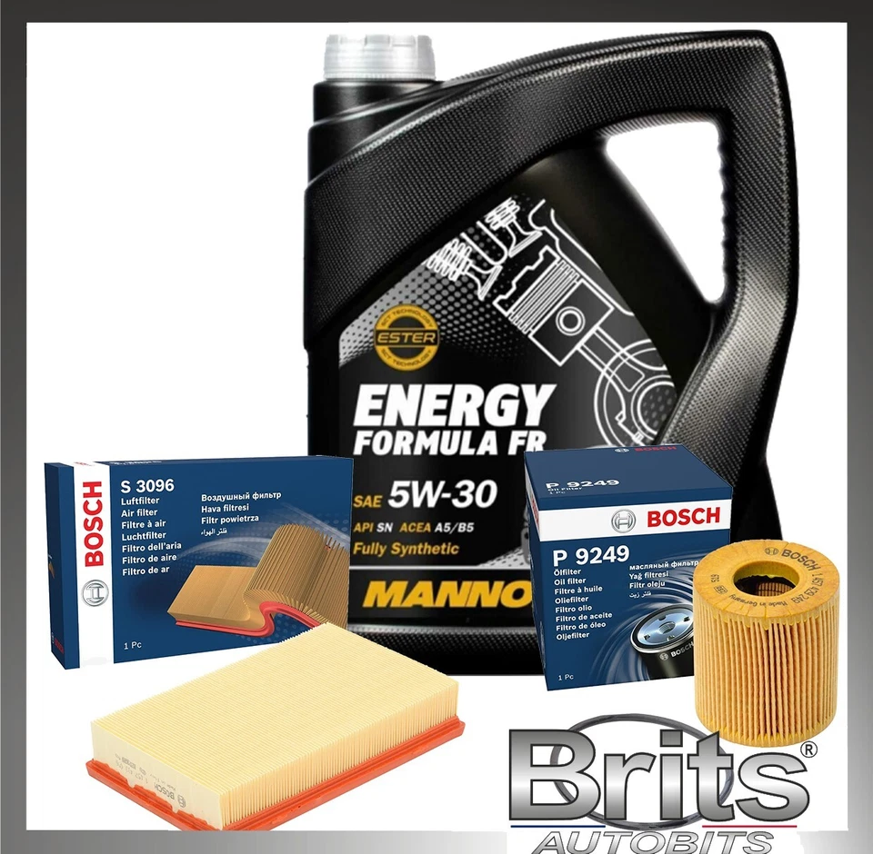 SERVICE KIT for VOLVO V50 (MW) 2.0 D - BOSCH AIR OIL FILTERS & OIL (2004-2007) - Image 1 of 4