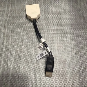 Genuine Dell 023NVR DisplayPort DP to DVI-D Adapter Amphenol HP Lenovo - Picture 1 of 4