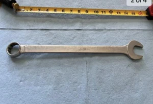 UPLAND FORGE COMBINATION WRENCH SIZE 1-1/8" 12pt. VINTAGE 15" LONG - Picture 1 of 4
