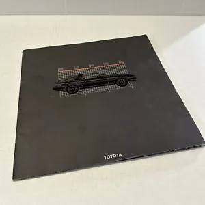 Catálogo folleto de venta de autos Toyota Supra 1986 original vintage desplegable - Imagen 1 de 6