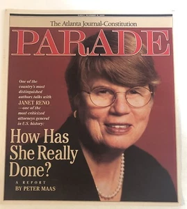 19. November 2000 Parade Magazin Janet Reno - Bild 1 von 2