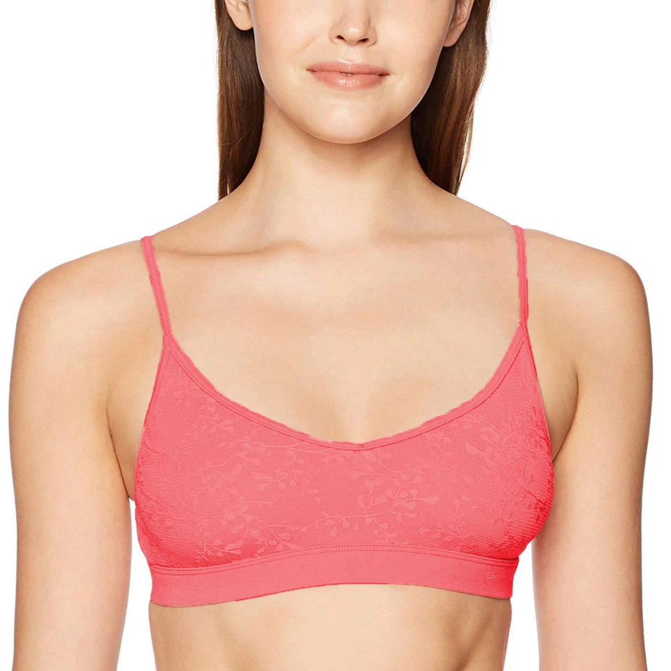 Calvin Klein Women's Lacey Unlined Bralette CK QF4046 XS