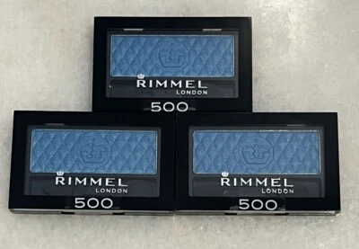 3 Rimmel London Glam'Eyes Mono Eye Shadow - 500 Posh Peacock - 0.085oz HTF - Image 1 of 2