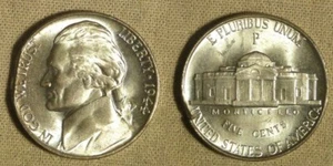 Error: Nickel, 1944P BU War Nick. Ragged End Clip Most Steps IREC640 - Picture 1 of 1