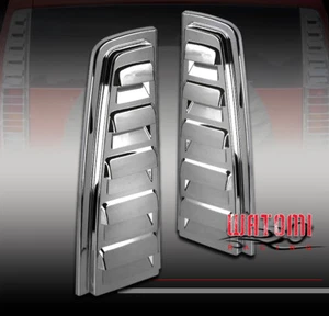 03-09 HUMMER H2 REAR UPPER TAIL LIGHT LAMP VENT COVER GUARD TRIM CHROME 06 07 08 - Picture 1 of 2