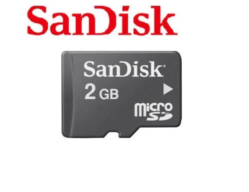 2GB New Genuine SanDisk Micro SD TF SDHC Memory Card Class 4 - Image 1 of 1