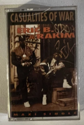 ERIC B & RAKIM Casualties Of War  Rap Hip Hop Tape New York G-Funk 1992 - Image 1 of 2