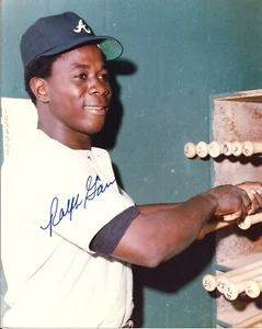 RALPH GARR ATLANTA BRAVES AUTOGRAPHED SIGNED 8X10 PHOTO W/COA - Picture 1 of 1