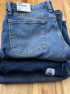 3 pairs - Old Navy Boys Size 18 - Boot cut (1), Straight (2) Build in Flex  - Picture 1 of 10