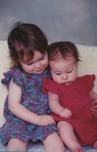 Fiber Trends Knitting Pattern CH-27 Little Friends -Baby Toddler Dress 6mo-18mos - Picture 1 of 3