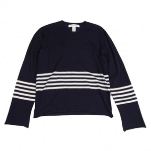 COMME des GARCONS SHIRT Wool V-neck Striped Knit Sweater Size S(K-125269) - Picture 1 of 12