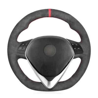 Alcantara Steering Wheel Cover for Alfa Romeo Giulietta / MiTo 2016-2018 2019 - Image 1 of 4