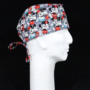 Dancing Mickey All Over Theme Scrub Hat - Picture 1 of 1