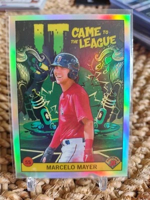 Marcelo Mayer 2022 Bowman Chrome It Came to the League Refractor #ICFL-3 Red Sox - Image 1 of 2