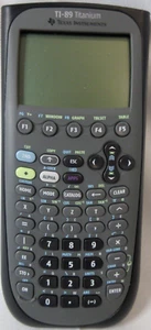 Texas Instruments TI-89 Calcolatrice Grafica Titanio con Cover TESTATA FUNZIONANTE - Foto 1 di 12