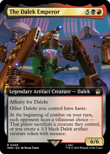 The Dalek Emperor (Extended Art 406) FOIL Doctor Who NM Rare CARD ABUGames - Picture 1 of 1