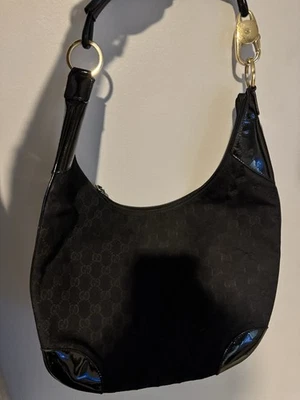 Gucci Black Hobo Shoulder Bag Authentic - Image 1 of 4