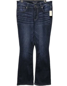 Maurices Women's Size 12 Long High Rise Dark Wash Bootcut Jeans New With Tags - Picture 1 of 7