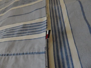 Tommy Hilfiger Flachbettlaken 72 x 94 blau gestreift mit einem Kissenbezug - Bild 1 von 7
