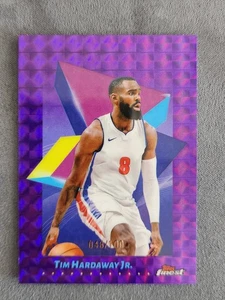 2025 Topps Finest Tim Hardaway Jr. Purple Refractor Geometric /100 Pistons - Bild 1 von 2