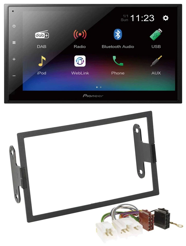 Pioneer USB Bluetooth DAB 2DIN MP3 Autoradio für Nissan Pathfinder Quest Sentra - Bild 1 von 4