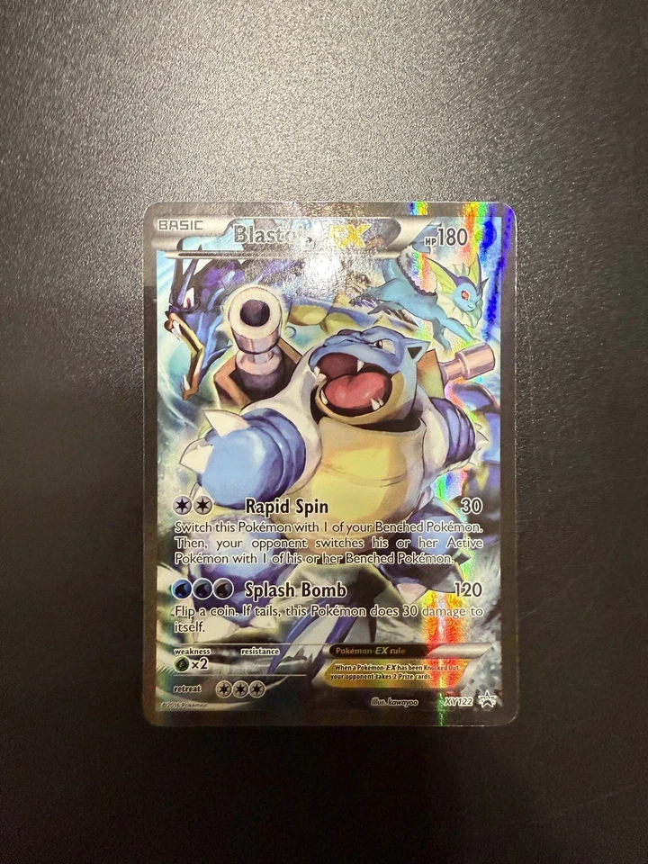 Pokémon Blastoise EX XY122 Black Star Promo Full Art Holo Card - Image 1 of 4