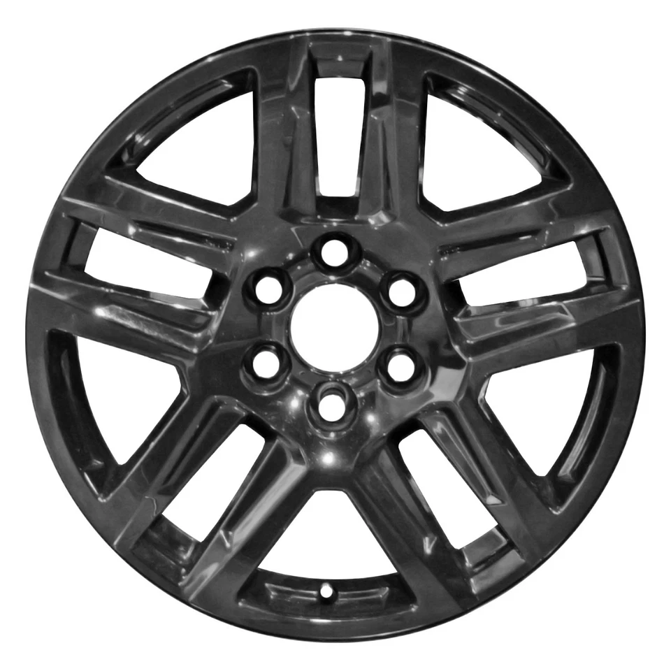 Refurbished 20'' Painted Gloss Black Aluminum Wheel 23377017 560-05913 - Image 1 of 1